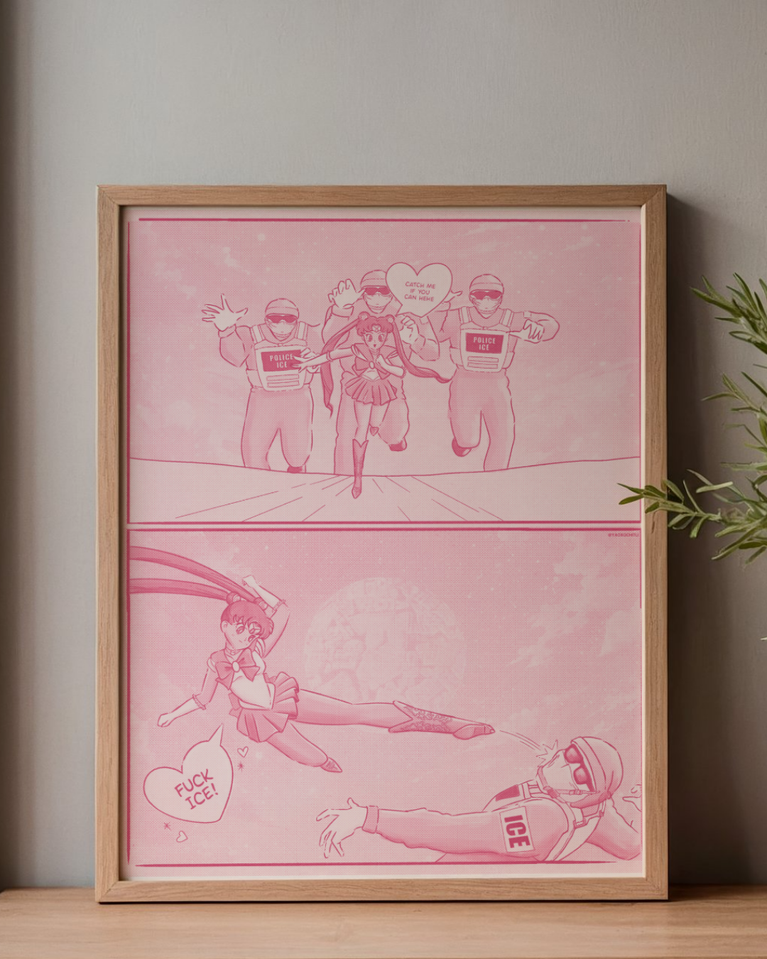 F*ck ICE Sailor Moon Print