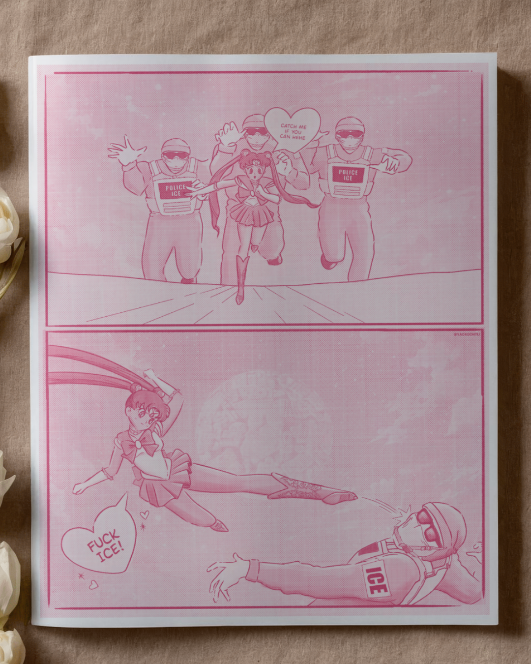 F*ck ICE Sailor Moon Print