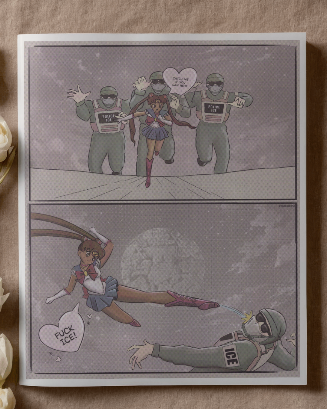 F*ck ICE Sailor Moon Print