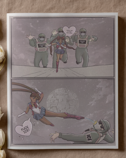 F*ck ICE Sailor Moon Print